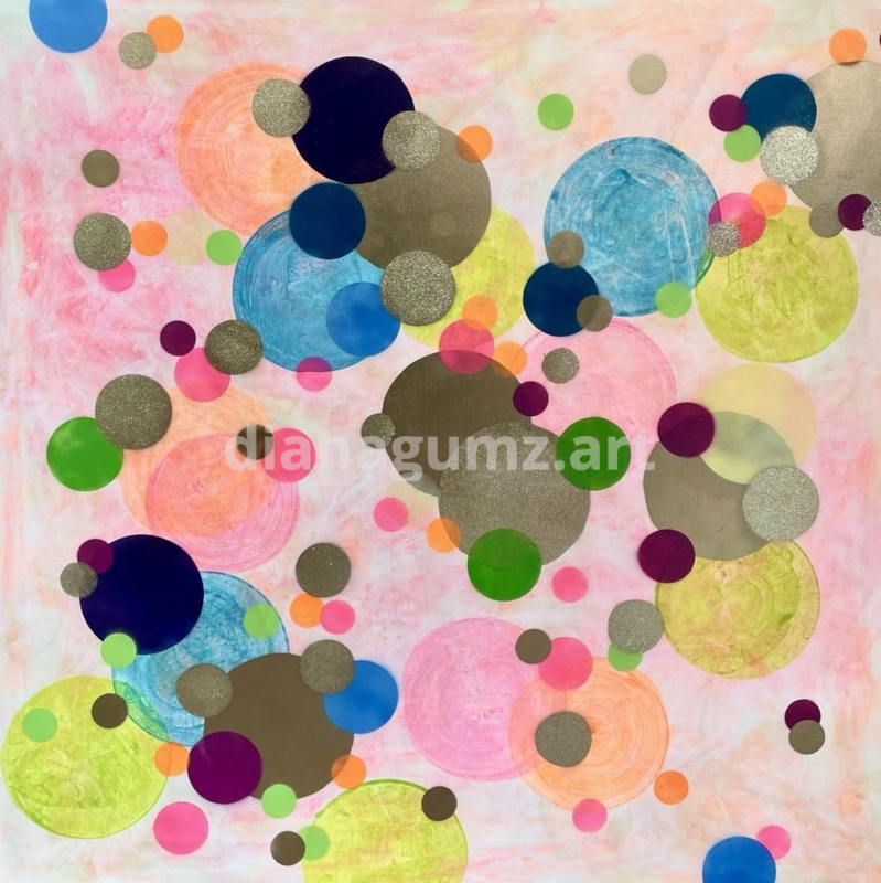 confetti - 120x120 cm