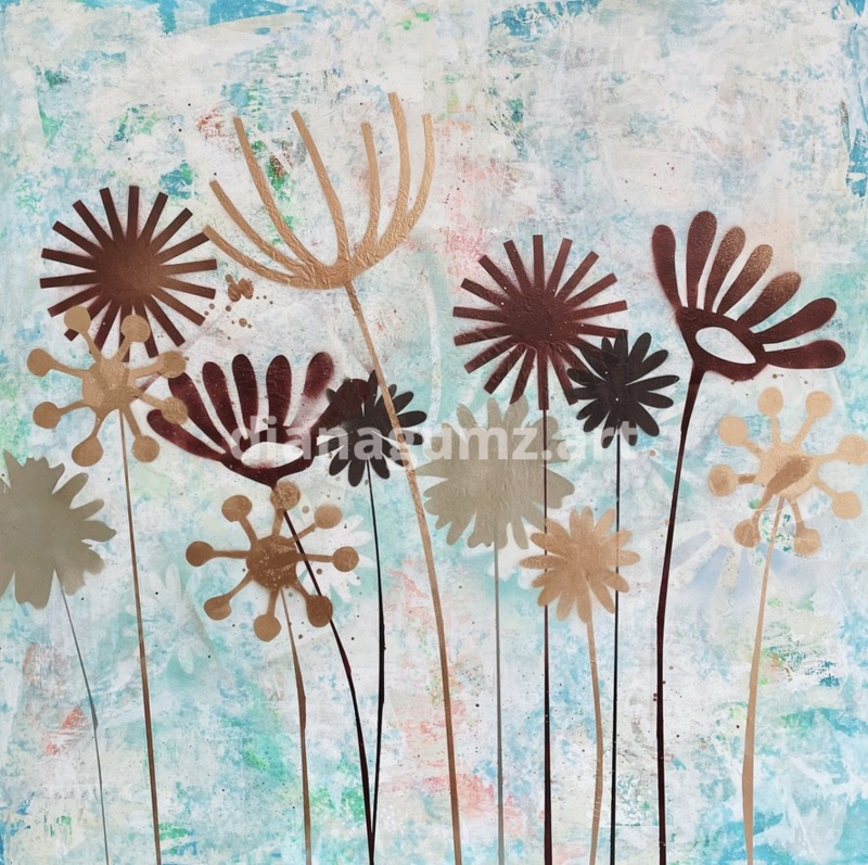 summertime - 100x100 cm