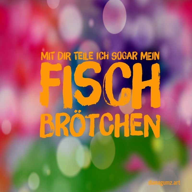 Postkarte - Fischbrötchen