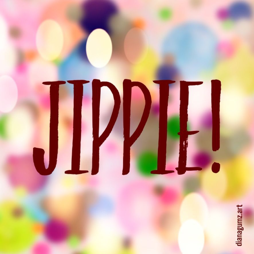Postkarte - Jippie