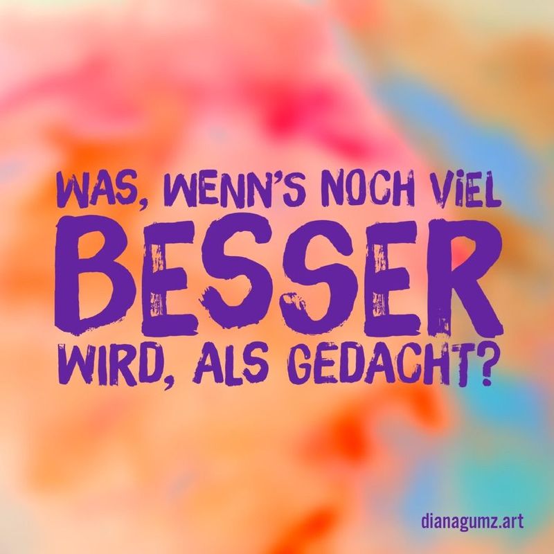 Postkarte - Wenns besser wird