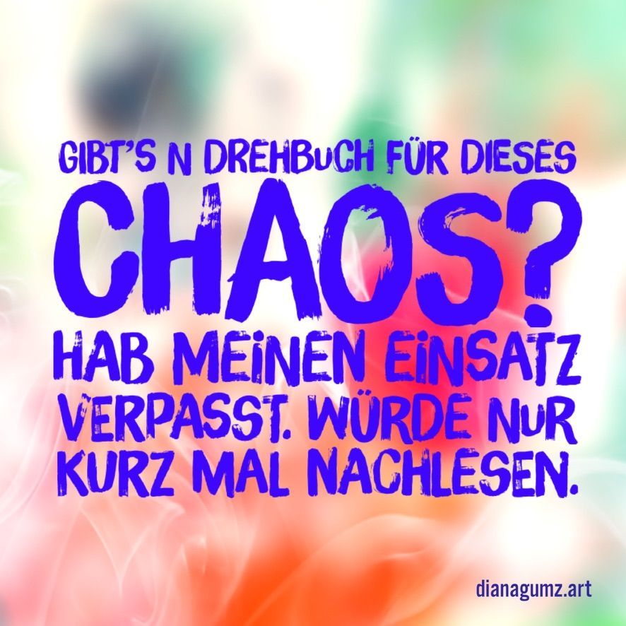 Postkarte - Chaos