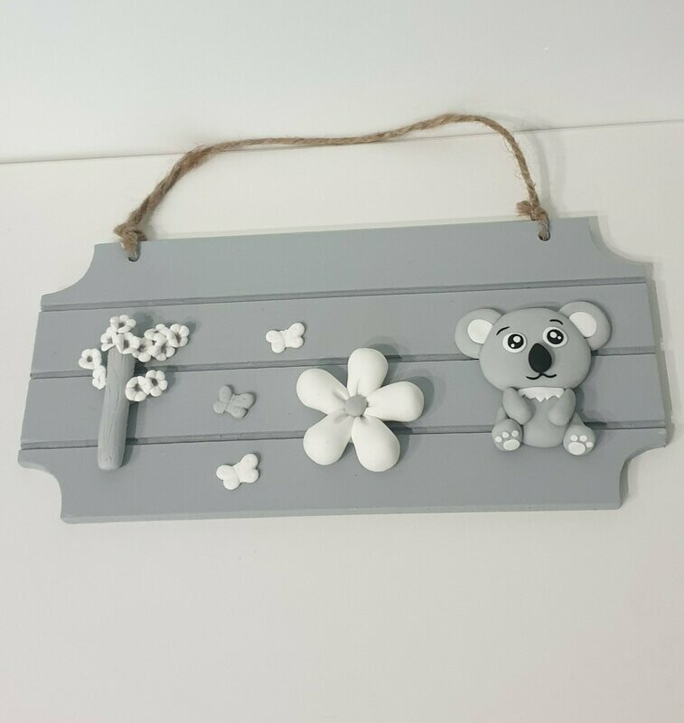 Plaque KOALA grise