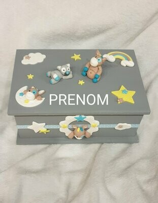 Boite coffret thème Tim et Tiloo