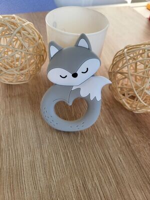 Anneau de dentition RENARD gris