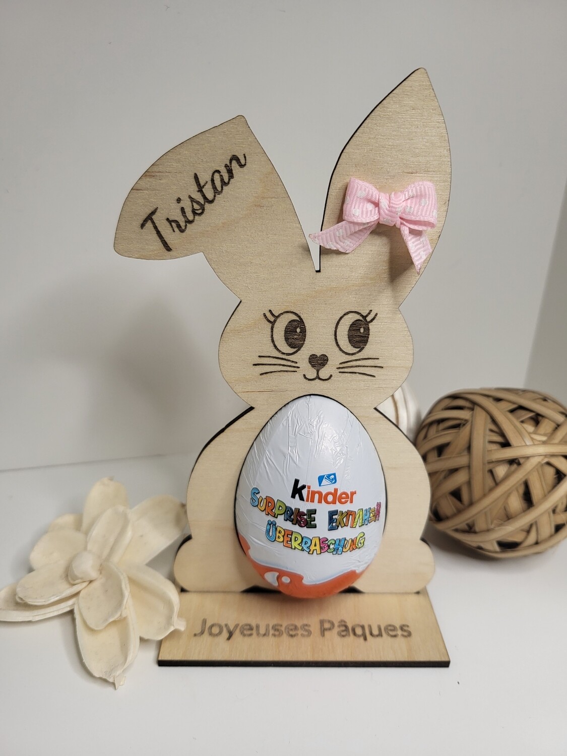 Porte oeuf pour oeuf Kinder