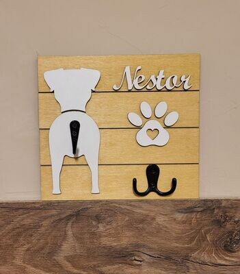 Porte laisse personnalisé pour chien