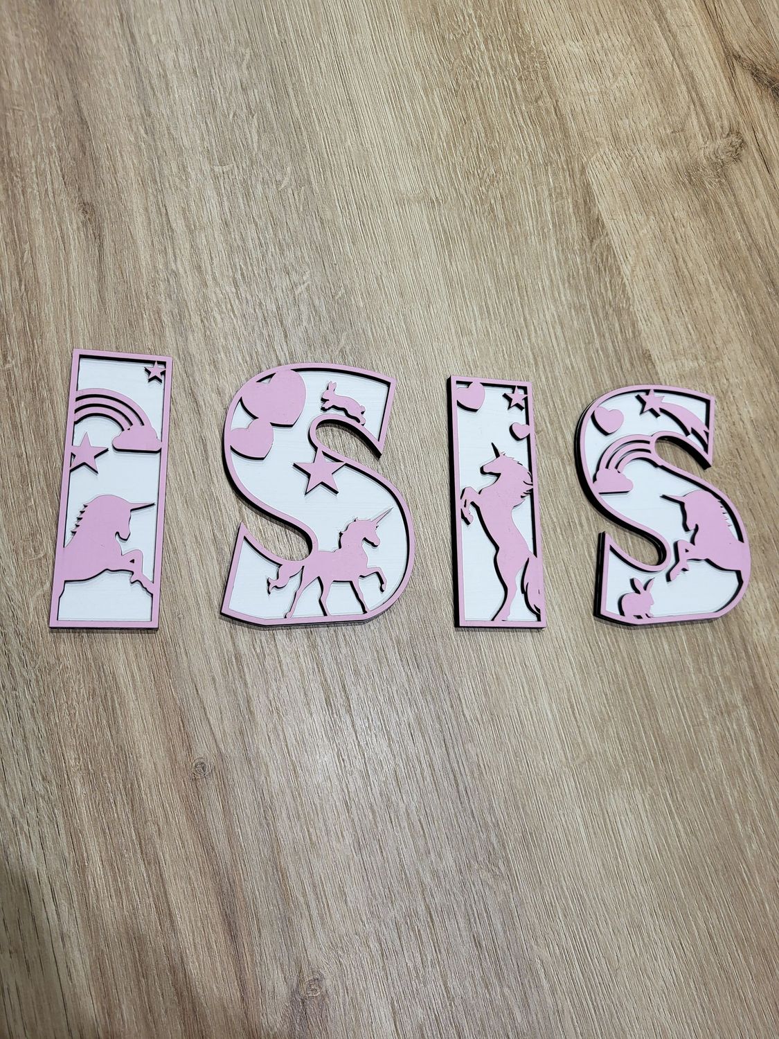 Grandes lettres 15 CM thème et couleurs au choix