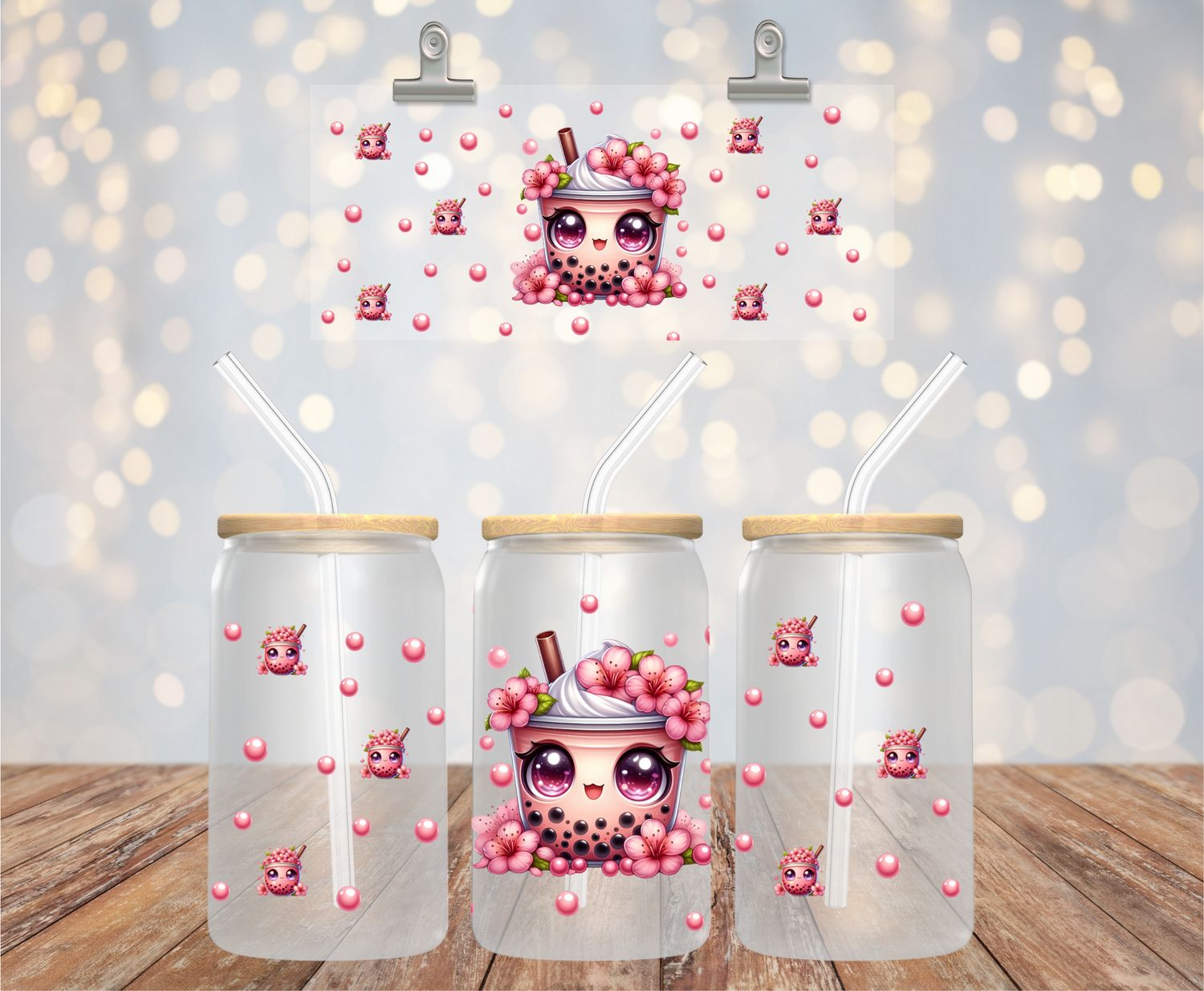 Boba Tea rose