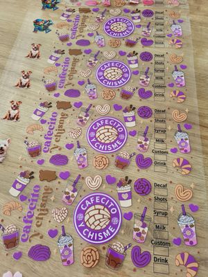 Planche 1 mètre UVDTF (30x100 cm)