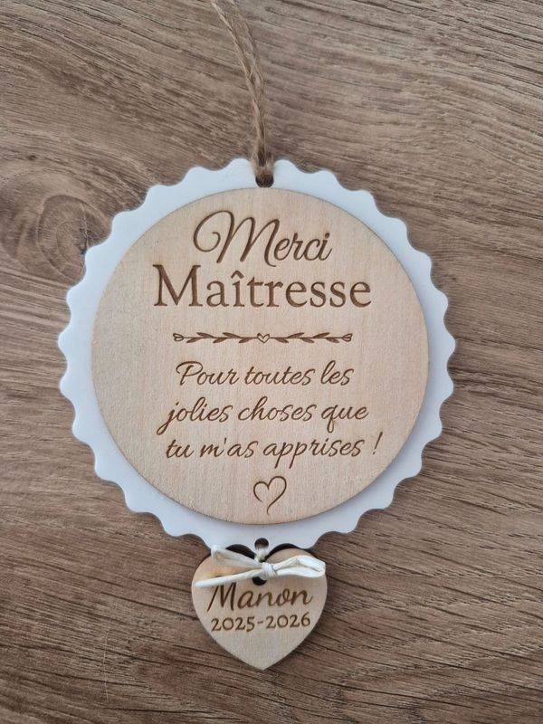 Suspension cadeau maîtresse
