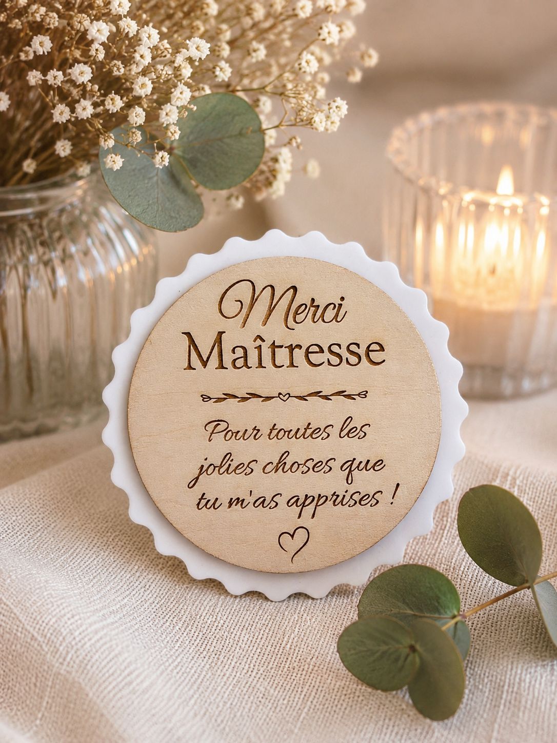 Magnet cadeau fin d'année maîtresse nounou ATSEM .... Magnet cadeau fin d'année maîtresse nounou ATSEM ....