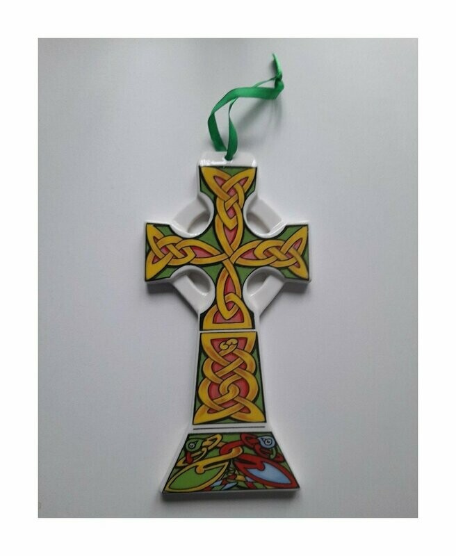 8″ Ceramic Celtic Cross