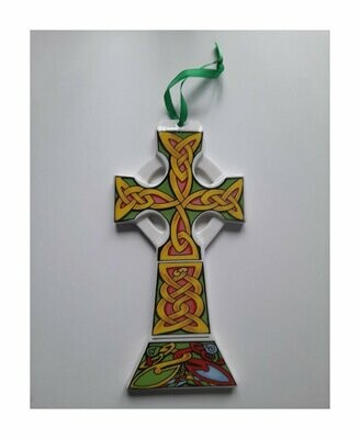 8″ Ceramic Celtic Cross