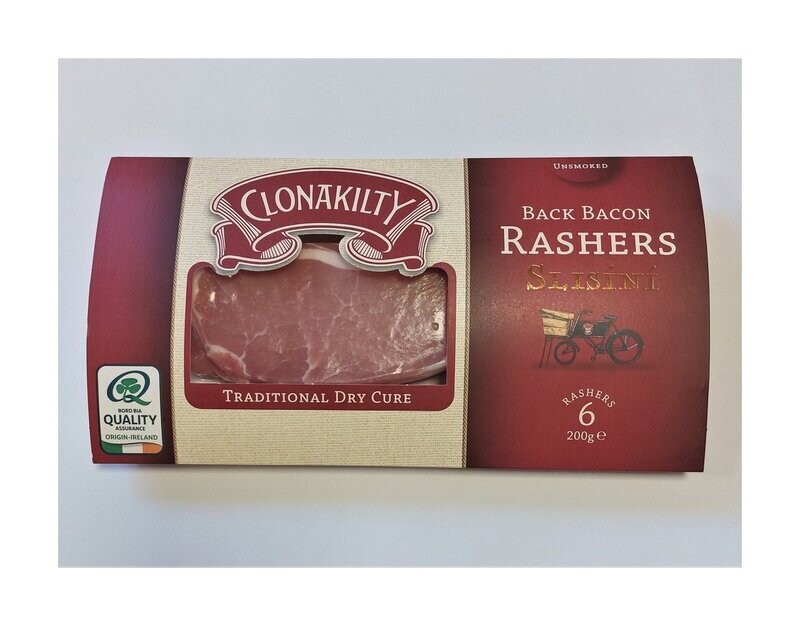 Clonakilty Back Bacon Rashers