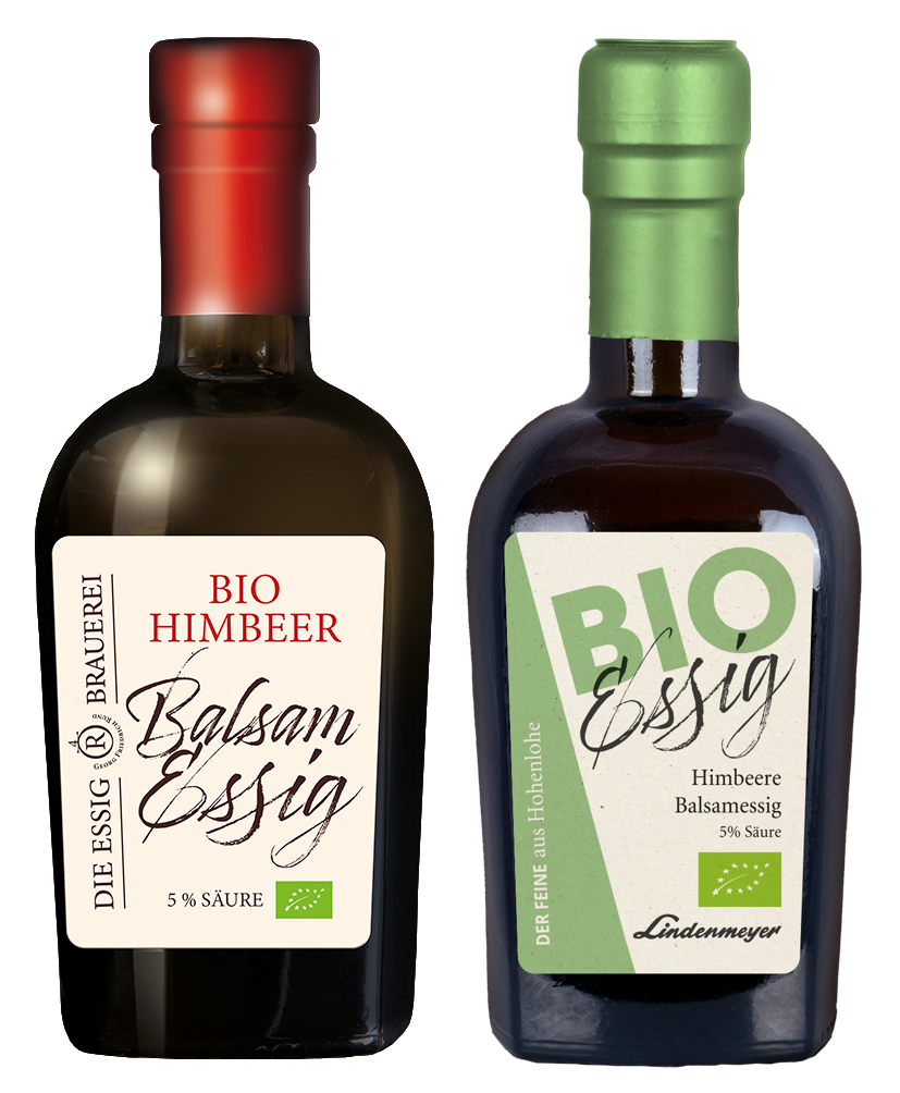 BIO Essig fein,  Himbeere Balsamessig,  5% Säure, 250ml