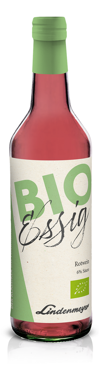 BIO Essig klassik, Rotwein, 6% Säure, 500ml
