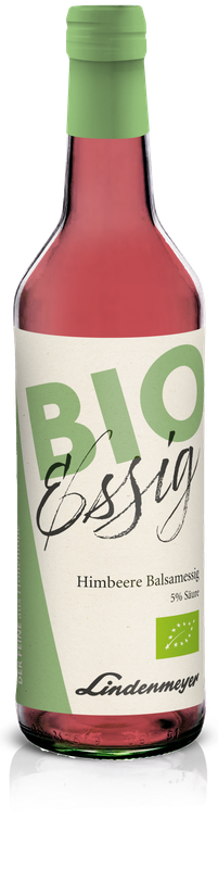 BIO Essig fein, Himbeere Balsamessig, 5% Säure, 500ml BIO Essig fein, Himbeere Balsamessig, 5% Säure, 500ml