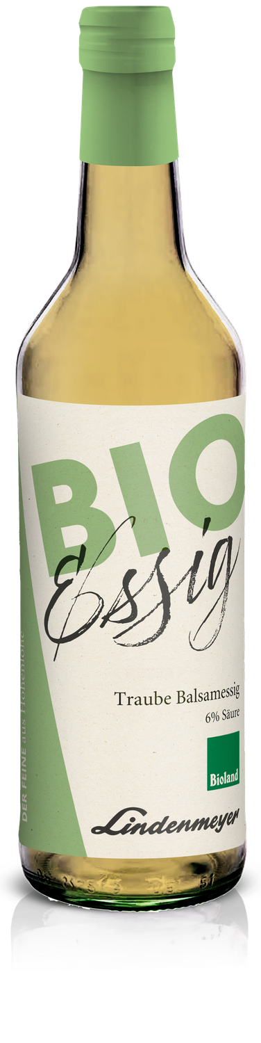 Bio Essig fein, Traube Balsamessig BIOLAND, 6% Säure, 500ml