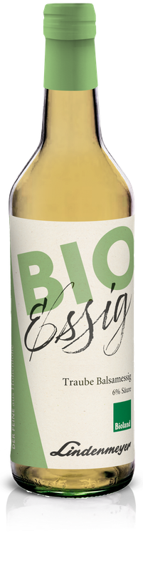 Bio Essig fein, Traube Balsamessig BIOLAND, 6% Säure, 500ml Bio Essig fein, Traube Balsamessig BIOLAND, 6% Säure, 500ml