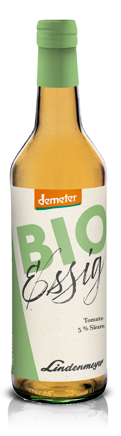 BIO Essig fein, Tomate DEMETER, 5% Säure, 500ml