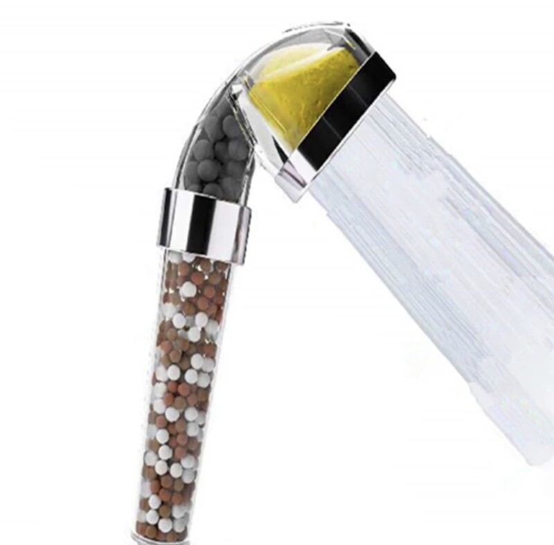 Lemon infused filter shower hose