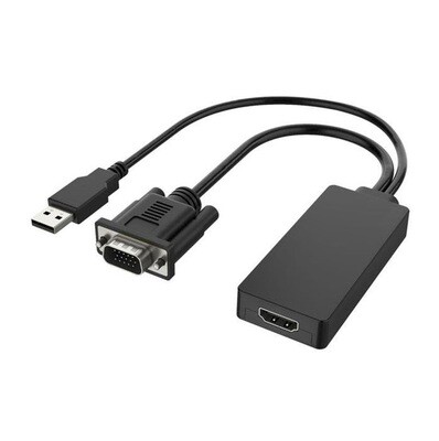 Adattatore VGA e USB a HDMI
