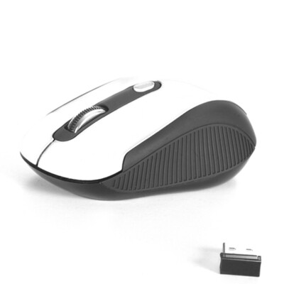 Mouse ottico wireless bianco-nero