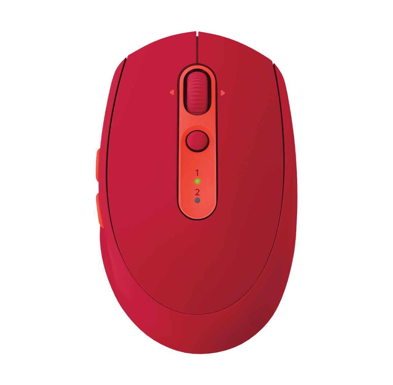 Mouse bluetooth multidevice rosso