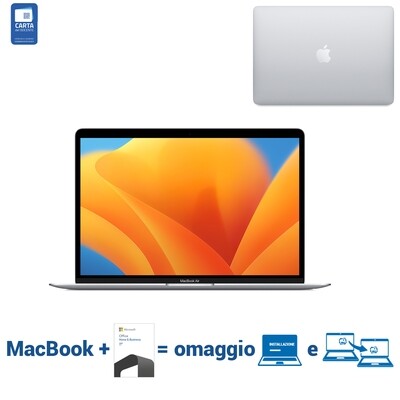 MacBook Air M1 13" argento | 256GB