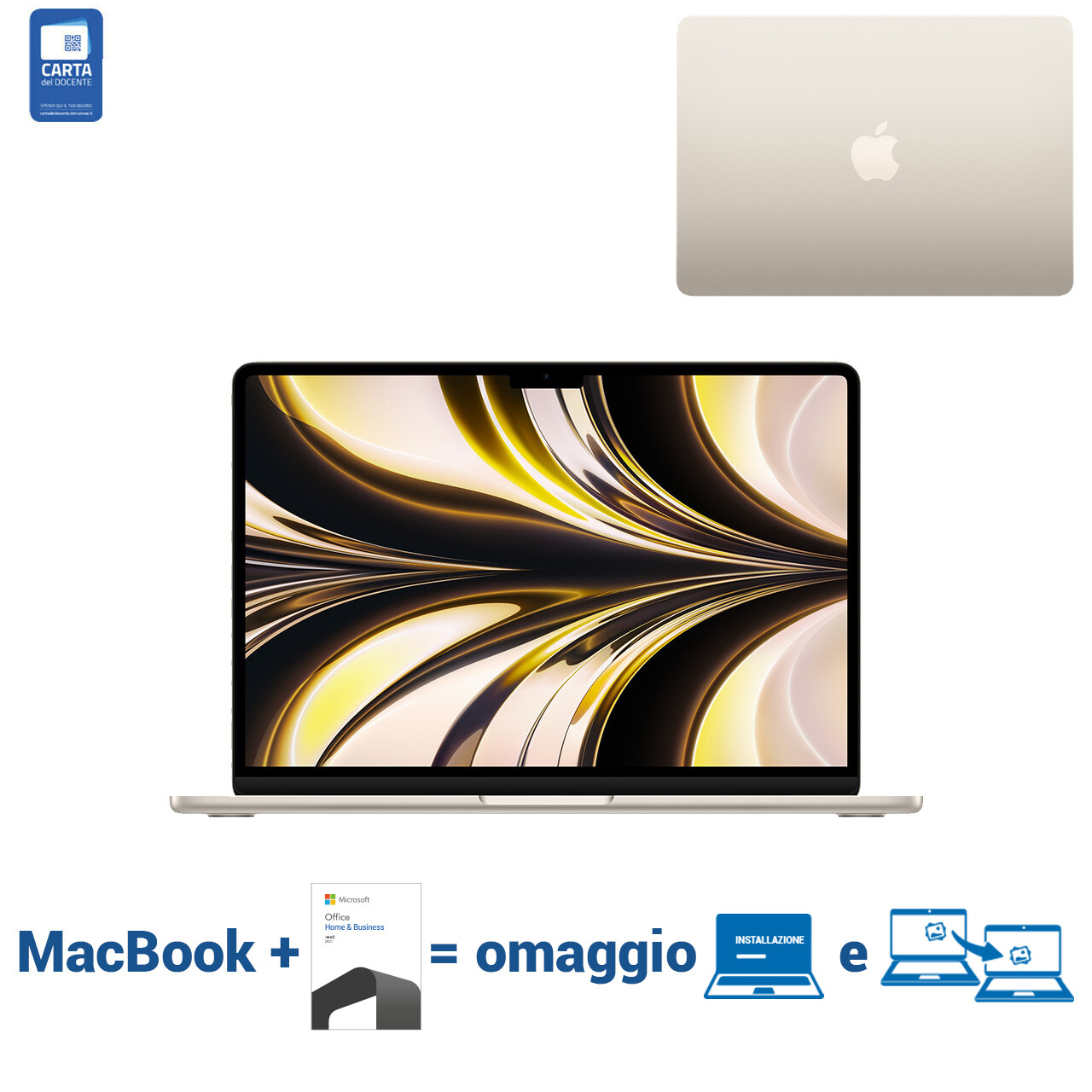 MacBook Air M2 13.6" galassia | 256GB