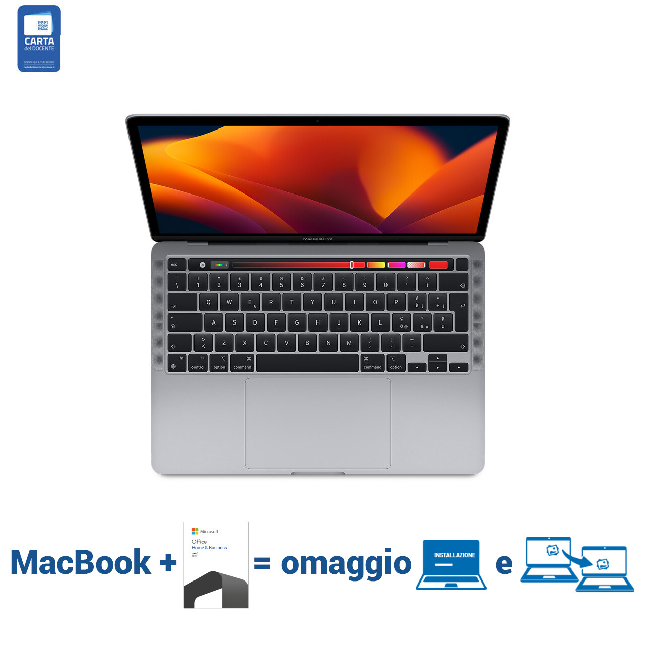 MacBook Pro 13" grigio siderale | 512GB