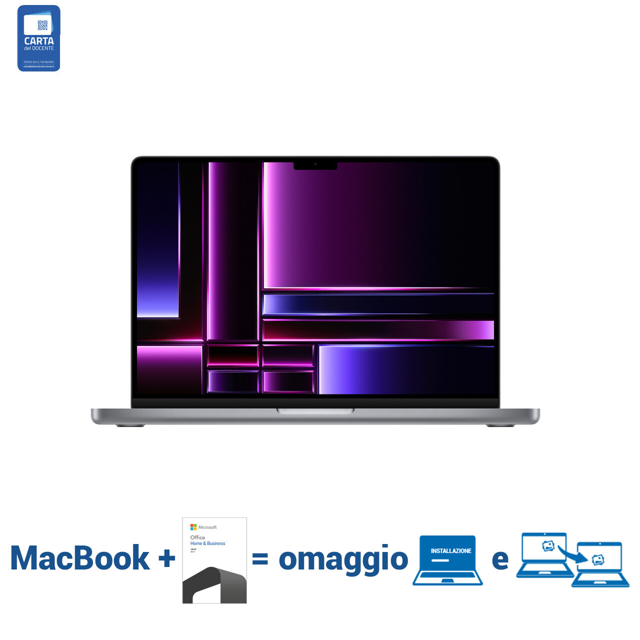 MacBook Pro 14" grigio siderale | 512GB