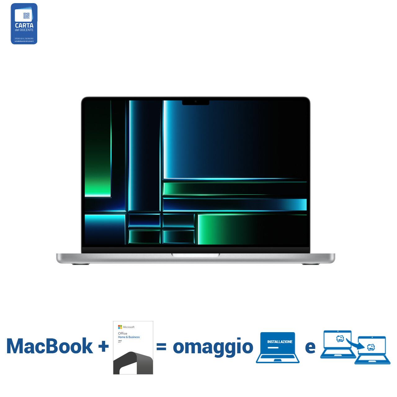 MacBook Pro 14" argento | 512GB