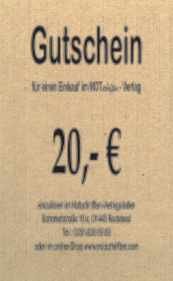 Gutschein für NOTschriftenverlag 20,00 €