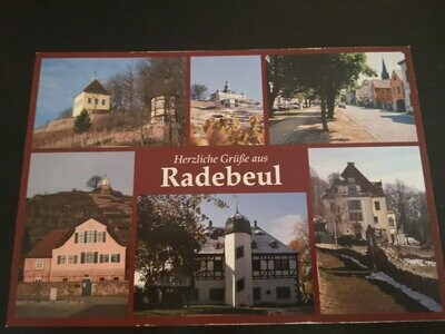Postkarte Radebeul 1