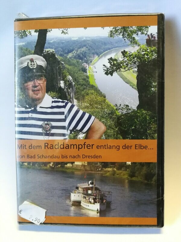 DVD mit dem Raddampfer entlang der Elbe ... DVD mit dem Raddampfer entlang der Elbe ...