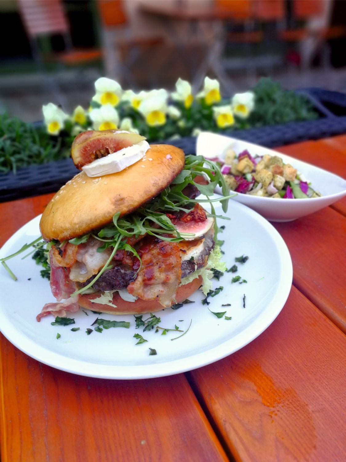 ​Ziegenkäse Burger