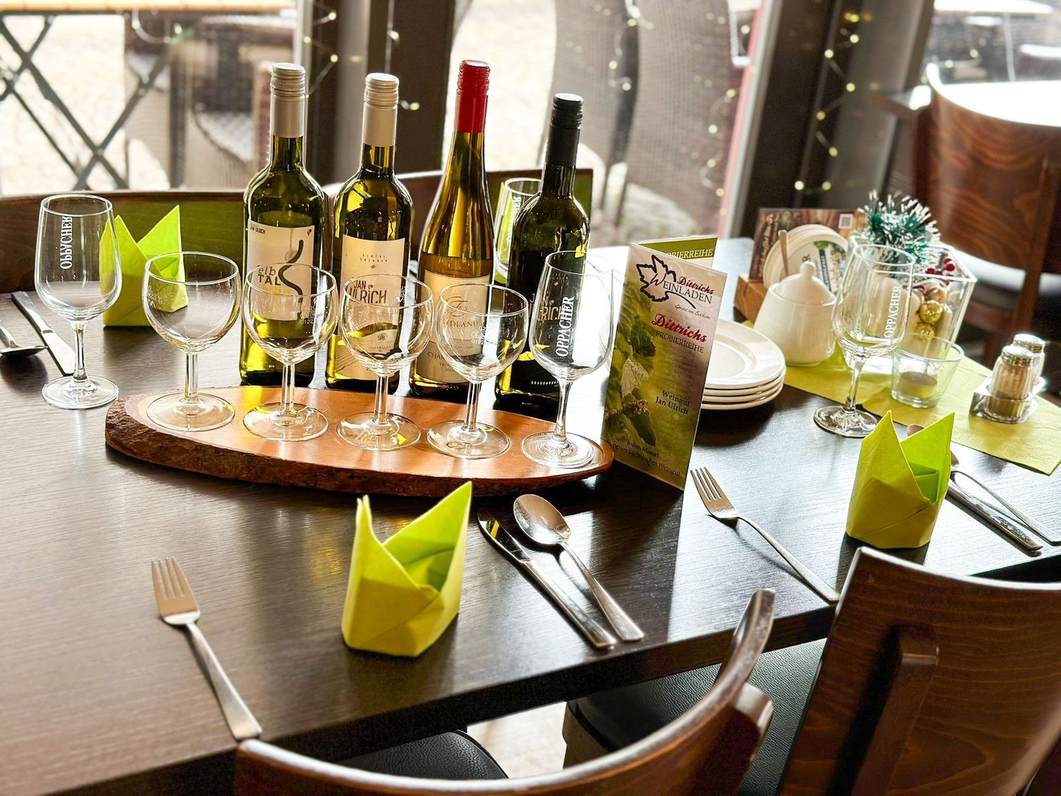 Dittrichs Weinreihe Gutschein 4er Probe incl. Snack