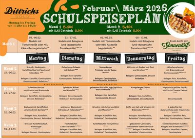 10 Essen vom Büffet + je 1 Getränk 0,4 l