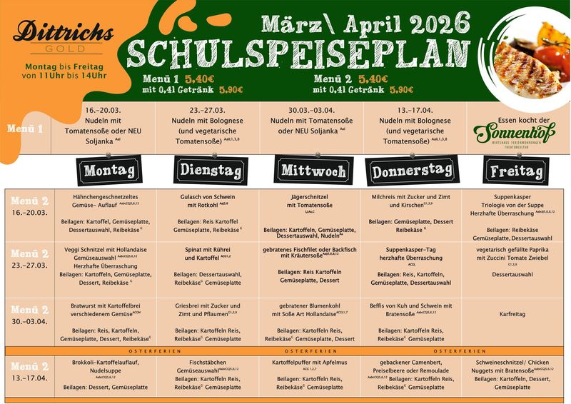 10 Essen vom Büffet + je 1 Getränk 0,4 l