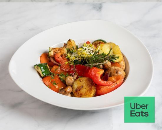 Mediterrane Pfanne mit Huhn