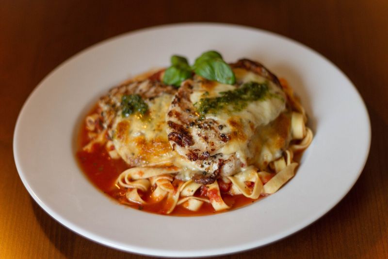 Hähnchenbrustfilet mit Mozzarella