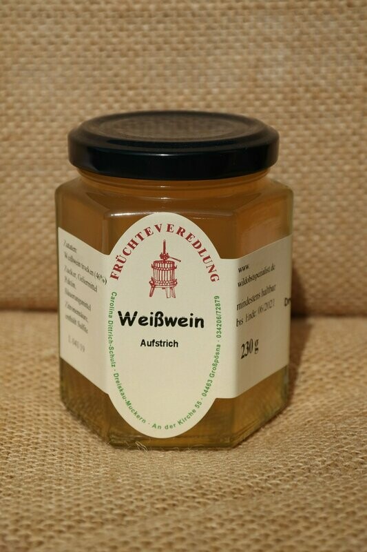 Aufstrich Weißwein  230 g