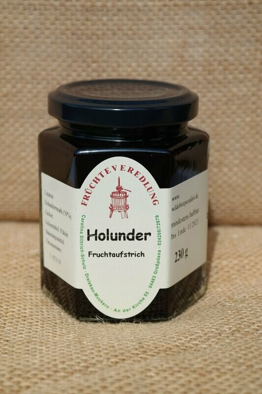 Fruchtaufstrich Holunder 230 g Fruchtaufstrich Holunder 230 g