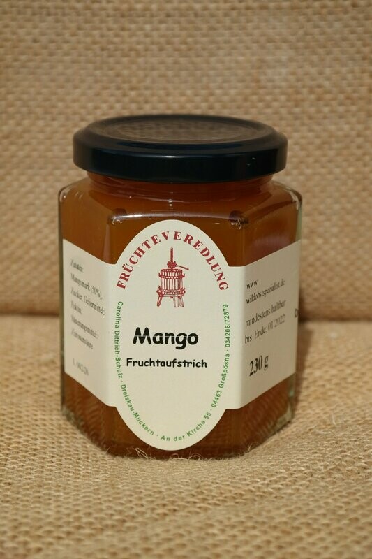 Fruchtaufstrich Mango 230 g Fruchtaufstrich Mango 230 g