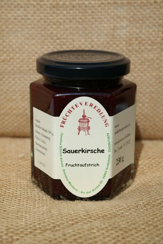 Fruchtaufstrich Sauerkirsche 230 g Fruchtaufstrich Sauerkirsche 230 g