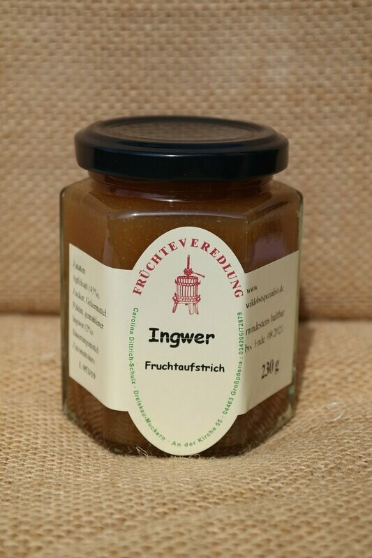 Fruchtaufstrich Ingwer - Apfel 230 g Fruchtaufstrich Ingwer - Apfel 230 g