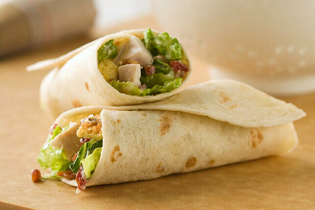 Crispy Chicken Caesar Wrap