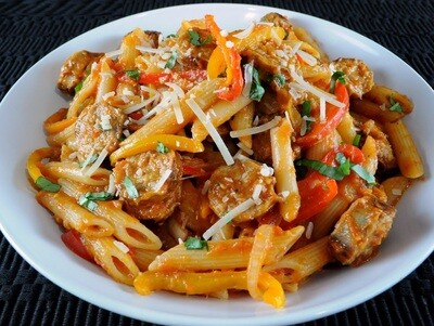 Sausage Pepper Penne